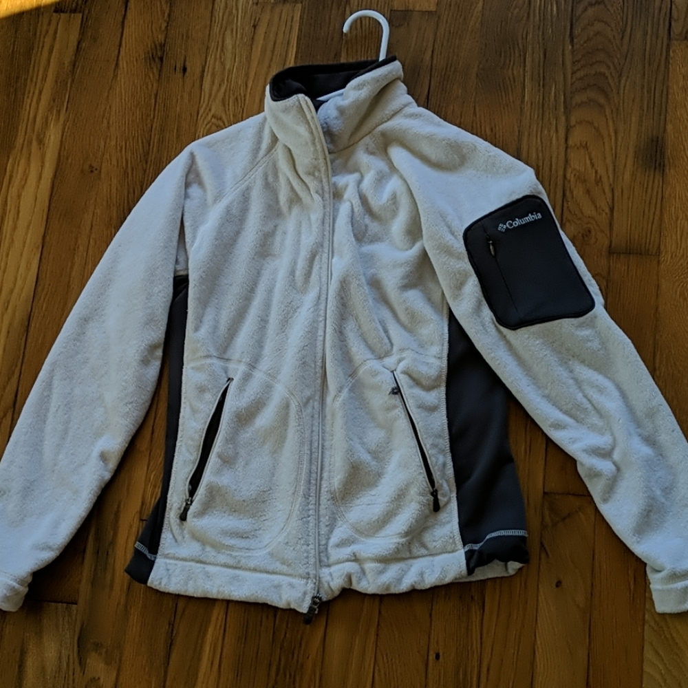 Columbia White Fleece